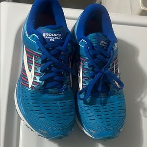 Brooks Transcend 5 Blue and White Sneakers